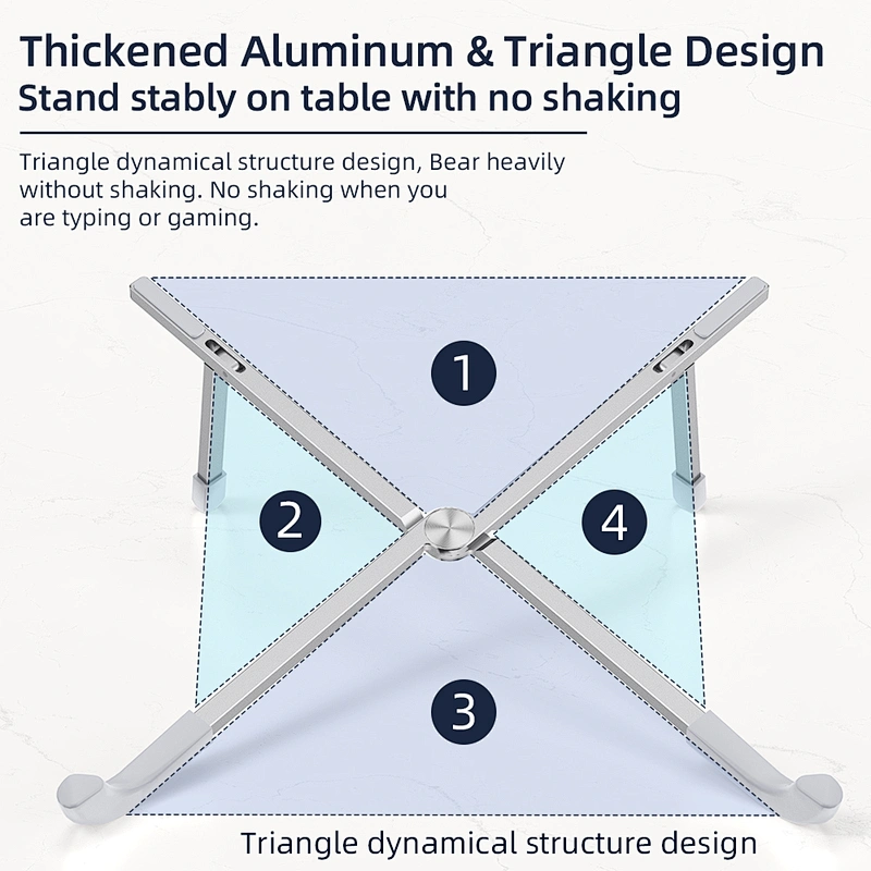 New Products B3 Minimalist Foldable Aluminum Alloy Portable Laptop Stand